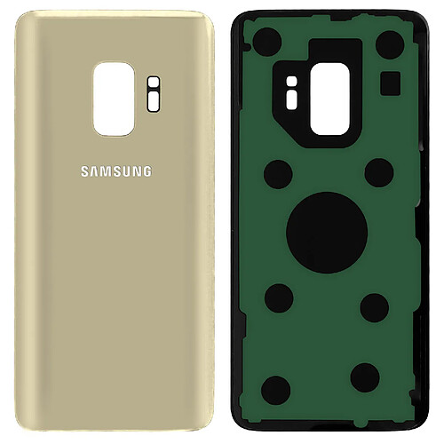 Avizar Cache batterie Samsung Galaxy S9 Façade arrière - doré