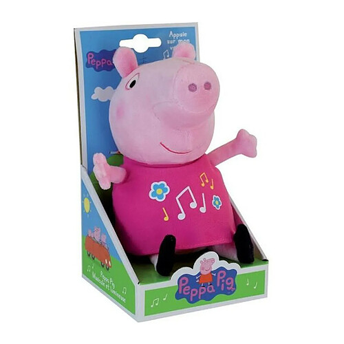 Jemini PEPPA PIG Peluche 25cm musicale + lumineuse