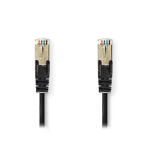 Nedis Câble RJ45 catégorie 5e SF/UTP 0.50 m (Noir)