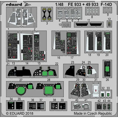 F-14D for Tamiya - 1:48e - Eduard Accessories