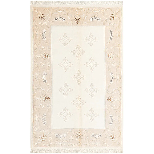 Vidal Tapis de laine 188x122 beige Darya