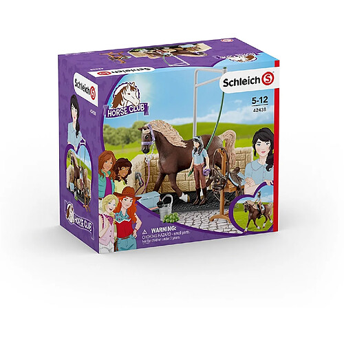 Schleich Horse Club Box de lavage pour chevaux Emily & Luna