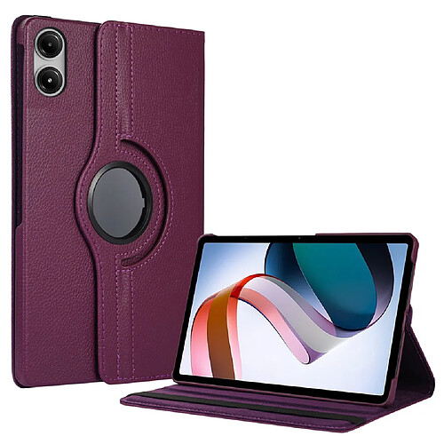 Housse Etui protection pour Xiaomi Redmi Pad Pro rotative 360 degrés violette - XEPTIO case