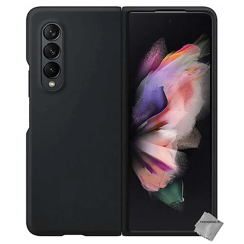 Htdmobiles Coque rigide fine avant et arrière pour Samsung Galaxy Z Fold 3 5G - NOIR