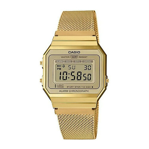 CASIO Collection Montre A700WEMG-9EF chrono, alarme, calendrier automatique