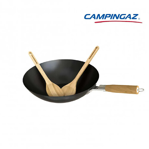 CAMPINGAZ Culinary Modular : Wok acier avec revetement anti-adhérent diam 30 cm