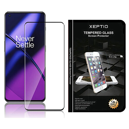 Xeptio Protection écran complet Vitre en verre trempé Full cover noir pour OnePlus 11 / One Plus 11 5G -