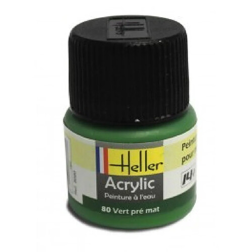 Peinture Acrylique VERT PRE MAT 9080 Heller