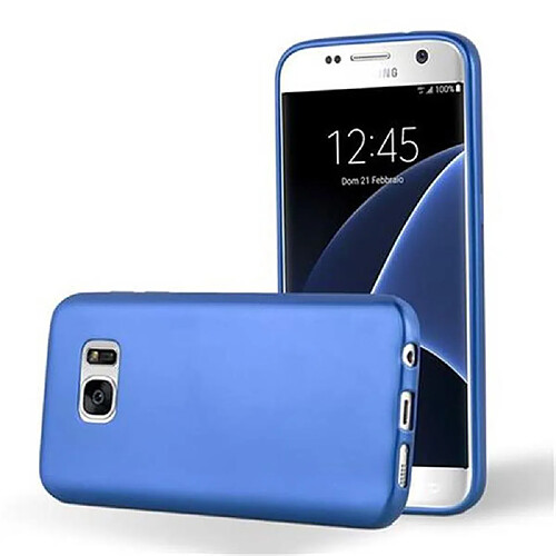 Cadorabo Coque Samsung Galaxy S7 Etui en Bleu