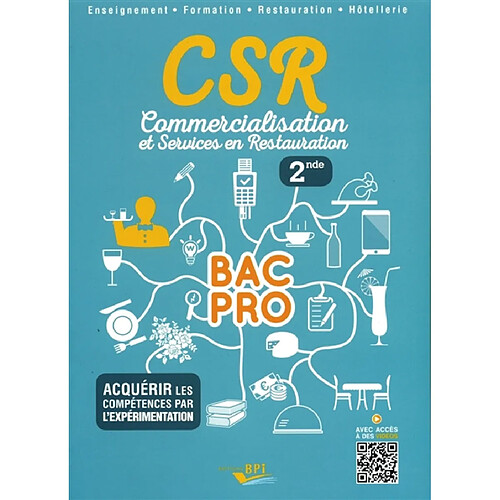 CSR, commercialisation et services en restauration, 2de bac pro · Occasion