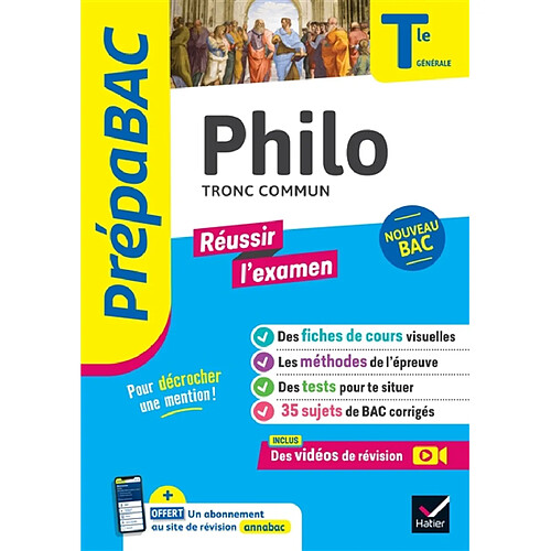 Philo tronc commun, terminale générale : nouveau bac · Occasion