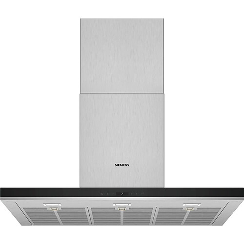 Hotte décorative murale 90cm 55db 843m3/h inox - lc98bip50 - SIEMENS