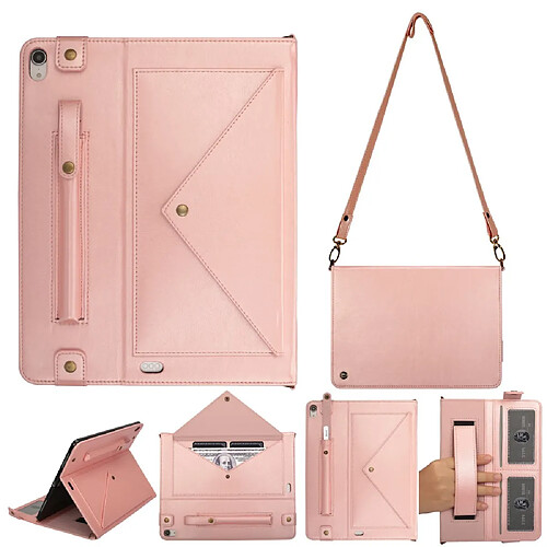 Etui en PU style enveloppe avec étui à stylo or rose pour votre Apple iPad Pro 11 pouces (2018)