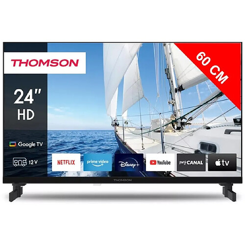 Thomson TV LED 60 cm 24HG2S14C - Google TV - 12 Volts