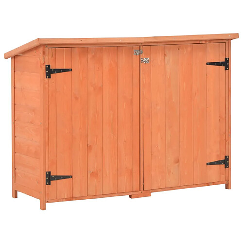 vidaXL Abri de stockage de jardin 128x42x91 cm Bois