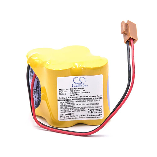 vhbw Batterie compatible avec GE / Fanuc 18-T SPS, Alpha iSV, Beta iSV, Beta iSVSP machine outils - CNC (2400mAh, 6V, Li-MnO2)