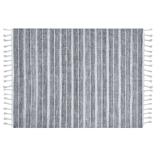 Beliani Tapis gris clair 140 x 200 cm BADEMLI