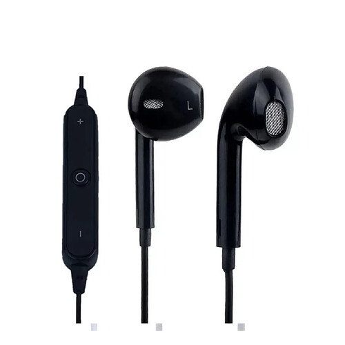 Ecouteurs de sport stéréo sans fil léger bluetooth V4.1- Noir