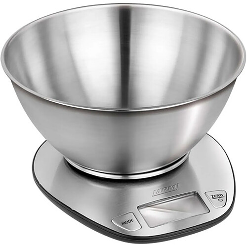 Balance de Cuisine Numérique à Bol Amovible Acier Inoxydable, Précision, 5 Kg, , , MPM, MWK-05M