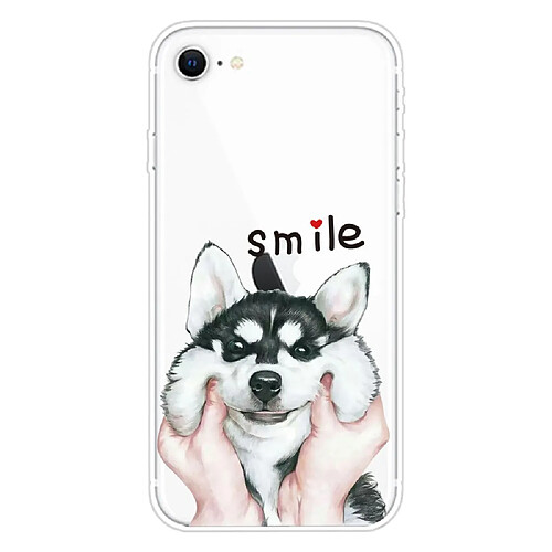 Coque en TPU impression de motifs souple chien pour votre Apple iPhone SE (2nd Generation)/8/7