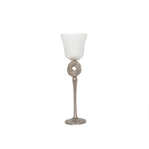 Verre Romimex Argenté Métal verre 12 x 42 x 12 cm