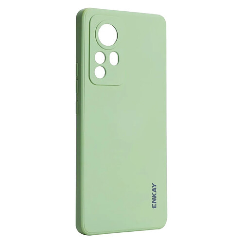 Coque en silicone ENKAY anti-rayures vert clair pour votre Xiaomi 12X/12