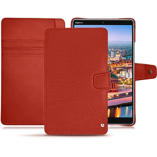 Housse cuir Huawei MediaPad M5 8 - Rabat portefeuille - Papaye ( Pantone #b54317 ) - NOREVE