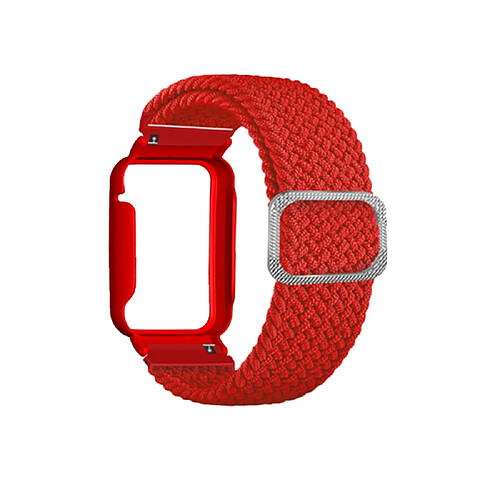 Bracelet en nylon élastique tressé pour votre Xiaomi Mi Band 7 Pro - Rouge rouge