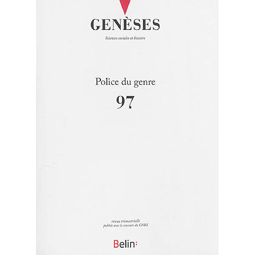 Genèses, n° 97. Police du genre · Occasion