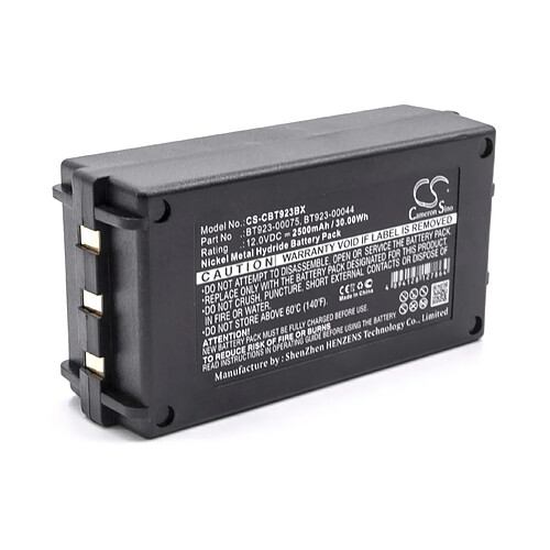 vhbw NiMH batterie 2500mAh (12V) pour télécommande pour grue Remote Control comme Cattron-Theimeg BT081-00053