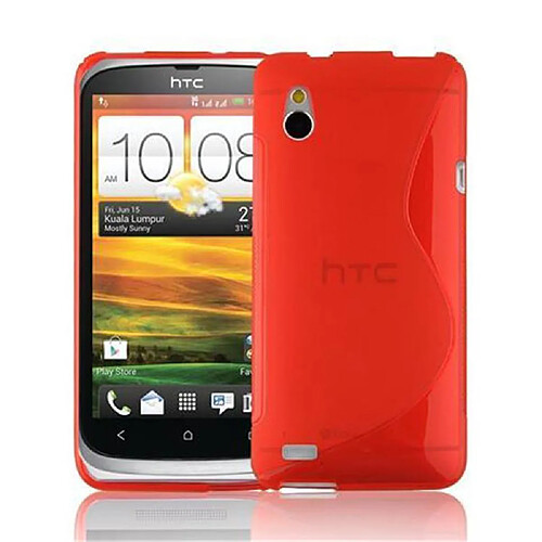 Cadorabo Coque HTC Desire V Etui en Rouge