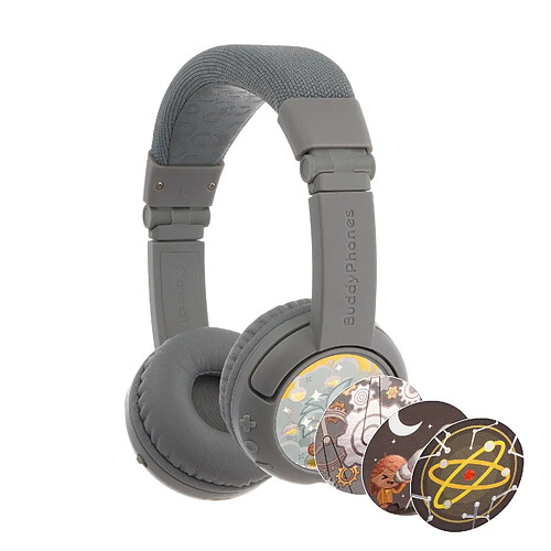 BUDDYPHONES CASQUE BT BT-BP-PLAYP-GREY