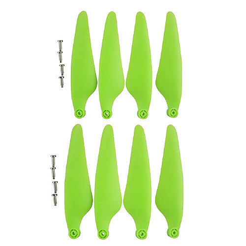 8 pièces CW CCW hélice pour drone lame avion vert Hubsan Zino H117S