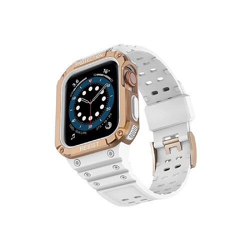 Eko Bracelet pour Apple Watch 38/40/41mm en TPU Intégral Ultimate Blanc