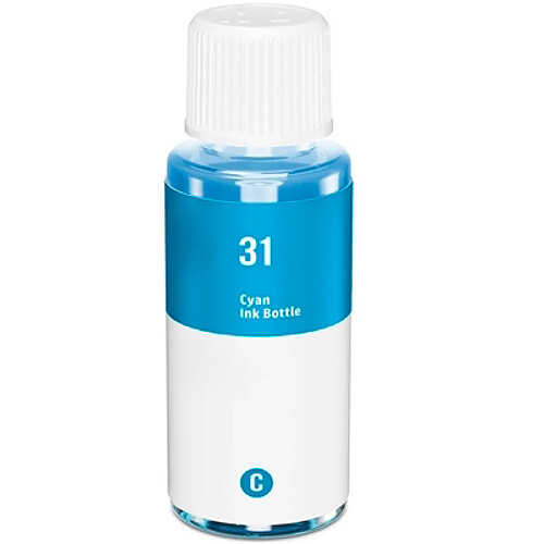 Encre bleue compatible Hp 31 70Ml (1Vu26Ae)