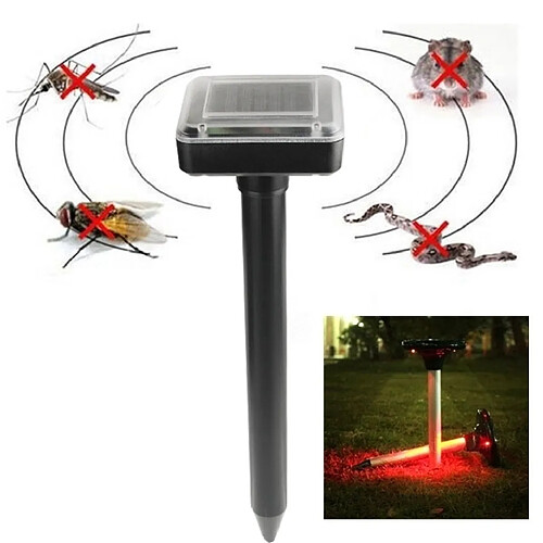 Wewoo RC-507 Solaire Portable Souris Rat Rongeur Mole Antiparasitaire Répulsif Sonic Garden Wave Répulseur