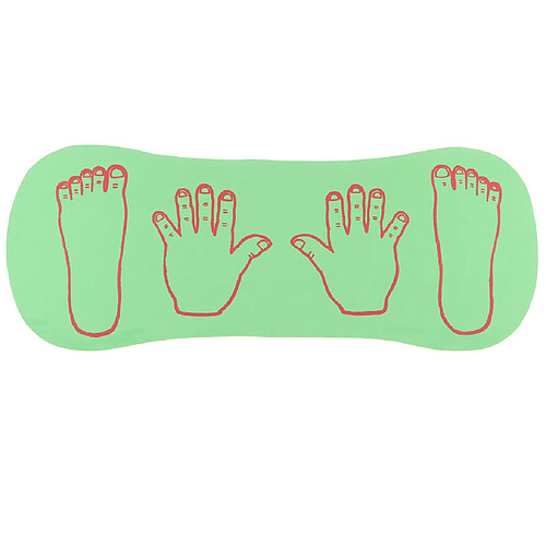 eva mains et pieds doux jeu tapis de jeu pour les enfants sautant ramper jouet amusant vert