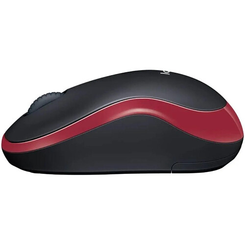 Ratón Inalámbrico Logitech M185 910-002240/ Hasta 1000 DPI/ Rojo