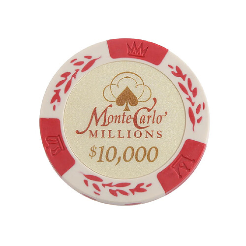 Dollar 10000 Valeur Nominale Magideal Monte Carlo Millions étiquettes Jetons De Casino Mis