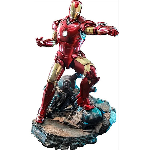 Hot Toys MMS664D48 - Marvel Comics - Iron Man - Iron Man Mark III 2.0 Deluxe Version