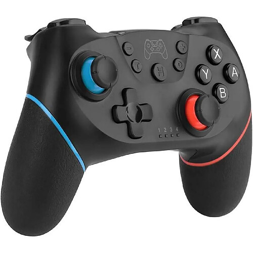 NC Manettes sans fil pour Switch / Switch Lite - 6 Axes Manette de Jeu Bluetooth / Turbo / Double Moteur pour Switch et PC