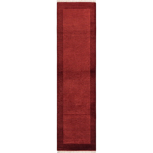 Vidal Tapis de couloir en laine 300x79 rouge Darya