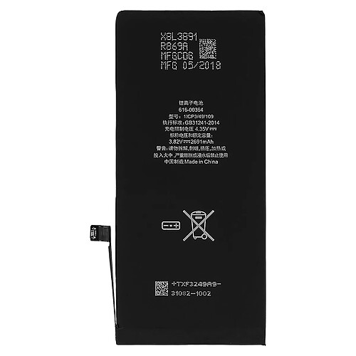 Avizar Batterie Interne iPhone 8 Plus 2691 mAh Lithium-ion