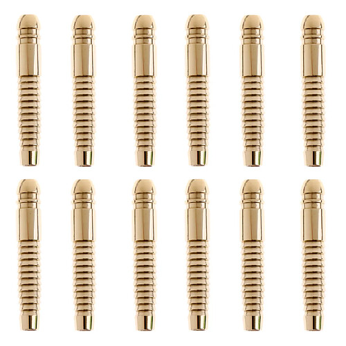 12pcs Cuivre 16g Barrels Fût de Fléchettes Accessoire Jeu de Fléchettes