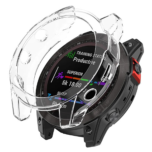 Coque en TPU transparent, transparent pour votre Garmin Fenix 7X/7X Solar