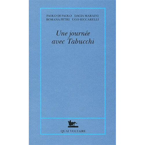 Une journée avec Tabucchi · Occasion