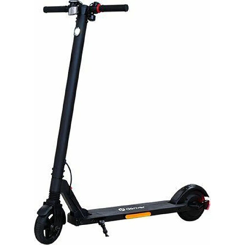 Trottinette électrique Denver SEL-65230BLACK. Moteur 300W. Cadre en Aluminium. Vitesse Max. 20km/h. Peut Rouler jusqu'à 12 km par Charge Roues 6,5``. Feu Avant et arrière. Sonnette Taille Unique Noir