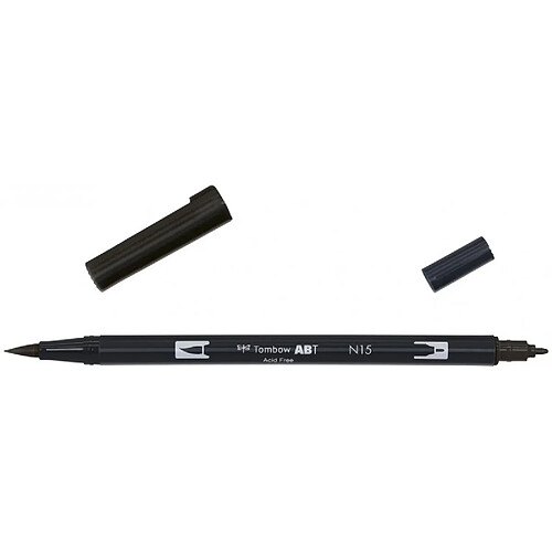 Tombow Feutre double pointe 'ABT DUAL BRUSH PEN', black ()