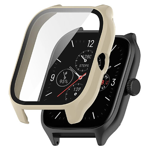 Coque en TPU anti-rayures pour votre Huami Amazfit GTS 4 - blanc ivoire