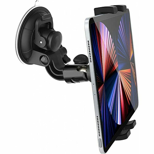 Support Universel de Tablette pour Voiture Techly I-TABLET-VENT Noir